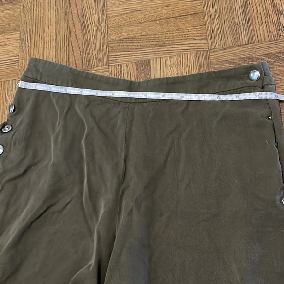 Zara Army Green Embellished Pants - Picture 13 of 13